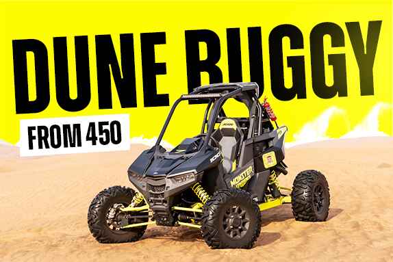 Dune buggy adventure in Dubai desert with Monster Experience